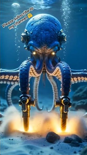 Futuristic Octopus Mining Robot in Action 🌊 | Deep Sea Excavation #Shorts