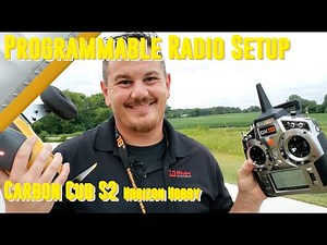 HobbyZone - Carbon Cub S 2 - 1.3m - Programmable Radio Setup & Fixes