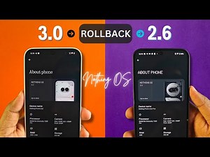 How to Downgrade from Nothing OS 3.0 Beta to Stable Nothing OS 2.6