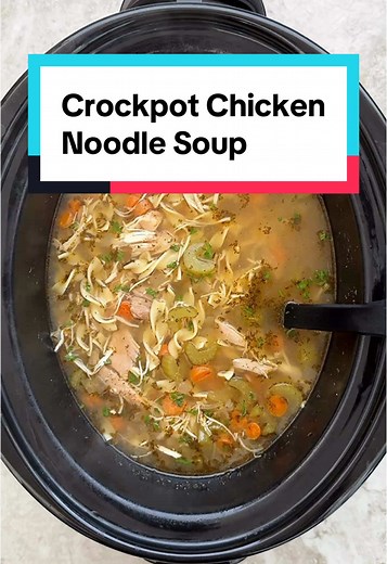 Slow Cooker Chicken Noodle Soup Recipe