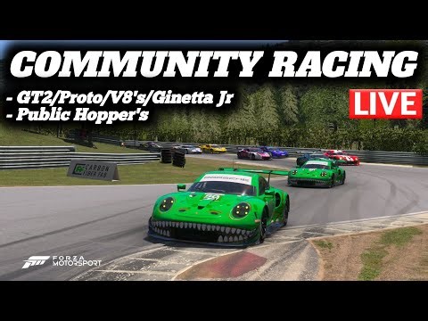 Forza Motorsport - GT2/Proto/Ginetta Jr/V8 Supercar's Community Racing In Public Hoppers
