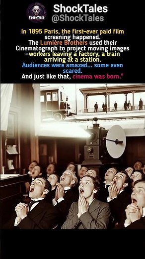 The First Ever Paid Film Screening – History of Cinema #shorts