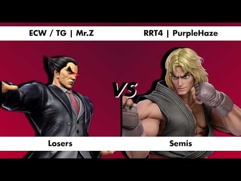 Mashers Dojo - ECW / TG | Mr.Z (Kazuya) vs. RRT4 | PurpleHaze (Ken) - Losers Semi-Final