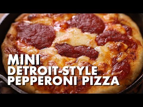 Mini Pepperoni Pizza - Detroit Style!