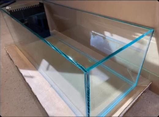 Glass Cages on Instagram: "150 Gallon All Low Iron Glass Rimless Peninsula Show Tank. Overflow and Clear Silicone. Beautiful Tank. The Polished and Beveled Low Iron Glass is down right aesthetically pleasing. Stunning work by the Glasscages Artisans 💎💎💎💎💎💎💎💎💎💎💎 all sourced and manufactured in the US at the Tennessee Glasscages Studio 🇺🇸🇺🇸🇺🇸🇺🇸🇺🇸🇺🇸🇺🇸 🇺🇸 🇺🇸 🇺🇸 🇺🇸 #Joeglasscages #glasscagesllc #glasscages #customaquarium #customaquariums #aquariumbuilders #aquarium #