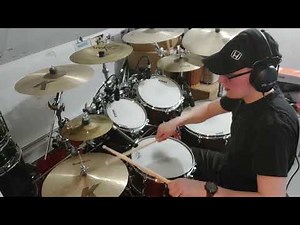 Drum solo free style - testing Tascam US-16x08 user interface