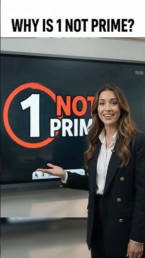 Why Is 1 NOT a Prime Number? 🤯 | The Easy Math Explanation | Math Clinic #primenumbers #prime