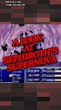 Sephiroth's Supernova Attack is RIDICULOUS