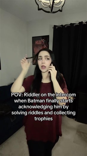 Riddler loves Batman’s attention in the games 😭 #arkhamasylum #arkhamknight #riddler #batman