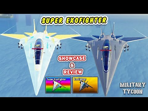 Super ExoFighter Showcase & Review | Military Tycoon Roblox