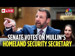 Senate Vote LIVE: Trump's DHS Pick Markwayne Mullin Senate Committee Vote | Homeland Security | N18G