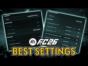 The Best FC 26 SETTINGS!