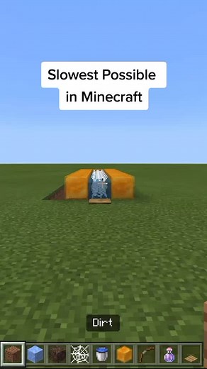 Slowest Possible Speed Challenge in Minecraft