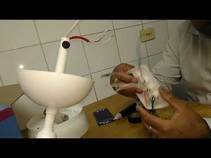 How to turn on a ceiling fan control switch.