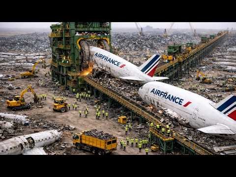 Comment c’est fait : Le Recyclage des Avions – L'incroyable recyclage des pièces aéronautiques !
