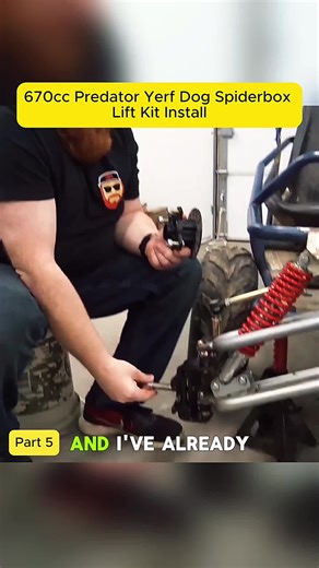 p5 670cc Predator Yerf Dog Spiderbox Lift Kit Inst#repair #fypシ゚ #engineering #engine #car