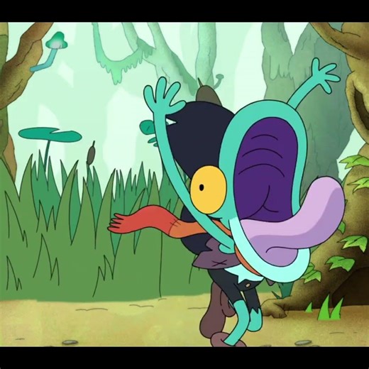 A Beast lurks in frog land? #shorts #amphibia #cartoon
