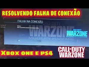 COMO RESOLVER ERRO DE CONEXÃO DO JOGO CALL OF DUTY WARZONE XBOX E PS4 VEJA É MUITO FÁCIL