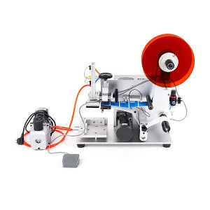 [Hot Item] Semi-Auto High Speed Flat Box Bottle Sticker Labeler Labeling Machine