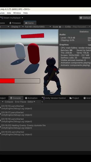 adding parrying dev log 1