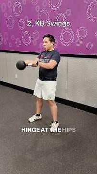5/65 Planet Fitness Workouts! | Kettlebell Beginner HIIT Workout 🛎️🦵🏼🔥
