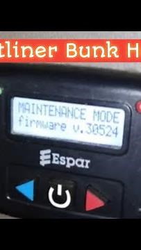 Maintenance Required Error Espar Heater Freightliner Columbia bunk heater no working, Easy fix DIY