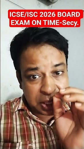 🚨ICSE ISC 2026 Board Exam Date Big Update! CISCE Chief Confirms Timings! #icse2026 #isc2026 #cisce