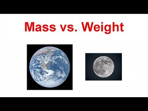 Mass vs Weight (Differences and Examples) Physics 1