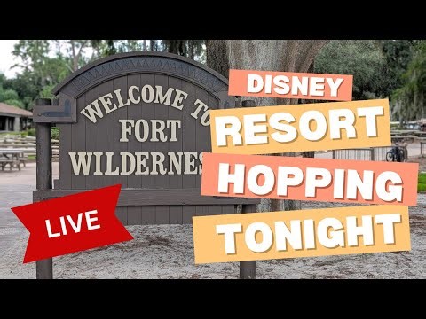 Magic Kingdom Resort Hopping || Disney World Live