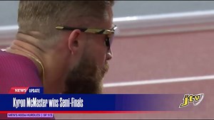 109K views · 3.3K reactions | Kyron McMaster wins Semi Finals Kyron McMaster has secured his spot in the Men's 400-Metre Hurdles final at the 2023 World Athletics Championships in Budapest, Hungary. McMaster dominated his semi-final heat, crossing the finish line with an impressive time of 47.72 seconds. | JTV Channel 55 | Facebook