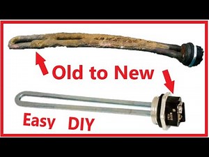How to replace a water heater element