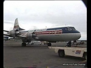 Lockheed L-188 Electra in Anchorage Alaska.