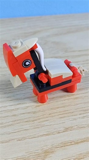 Olha esse mini cavalo de LEGO! 🧱🐎