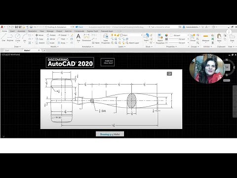 AutoCAD, mallet, dimensions, object snap, fractions, LTS