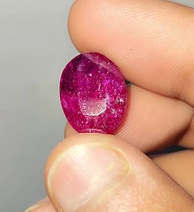 Natural Ruby Gemstone | Deep Red Faceted Loose Ruby for Jewelry Making (7.05ct) - Etsy Canada