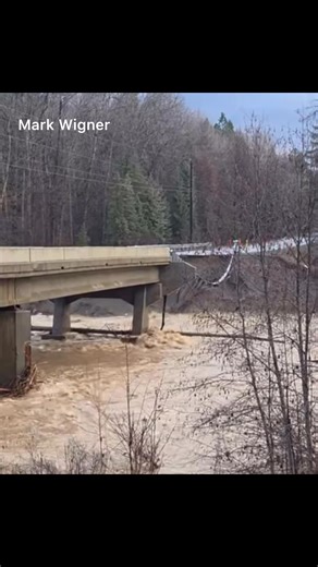 Parts of Farm to Market Bridge collapse due to flooding in Lincoln County, just south of Libby. The link in the comments has the latest information from KPAX. | KPAX-TV