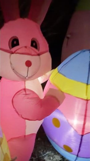 Easter bunny with egg inflatable. #Inflatable.#Easter.