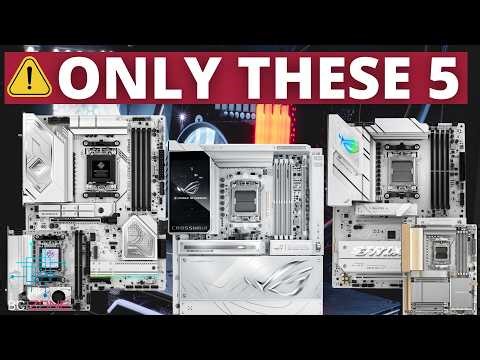The Best White AM5 Motherboards In 2026 (TOP 5 & Alternatives)
