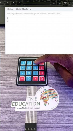 Keypad with Arduino #keypad #arduino #electronics #engineer