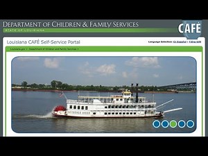 Louisiana DCFS CAFÉ Self Service P-EBT Parent Portal Navigation & Operations Tutorial 2022