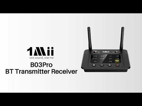 1Mii B03Pro Bluetooth Transmitter Receiver Official Setup & Daily Use