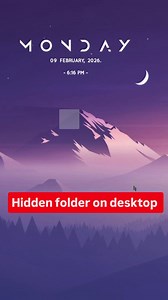 Create Invisible Folder on your desktop with this trick to hide your secret data. [ Pc tips, hidden folder, windows, privacy, tech tips ] #windows #pctips #techtips #microsoft | Prashant Motwani