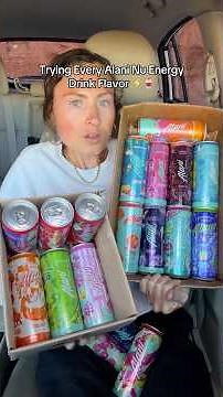 Trying EVERY Alani Nu Energy Drink Flavor ⚡️🥤 #alani #alaninu #energydrink #drinks #foodreview