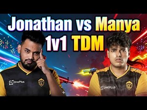 Manya Challenges Jonathan 🔥•Who’s the Real TDM King? 👑 First Time 1v1 Fight | BGMI