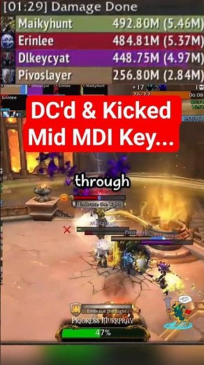 MDI Watch Out's Healer KICKED And DC's Mid Dungeon!