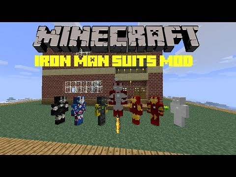 Iron Man Suits Mod: Minecraft 1.6.2 Become Tony Stark and Make your Own Iron Man Suits