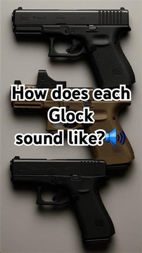 ASMR Glock sound #asmr #glock19gen5 #glock42 #firearmsafety #army