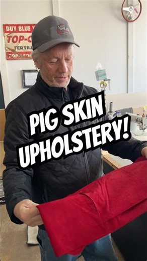 This Is REAL Pig Skin… And It’s Going in a CAR 👀