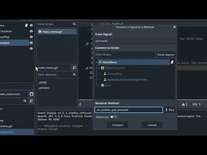 Creating a Main Menu and Buttons in Godot