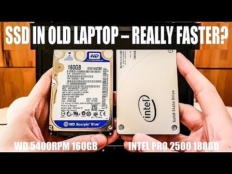 SSD in old laptop ThinkPad T60? Really faster despite bottlenecks?